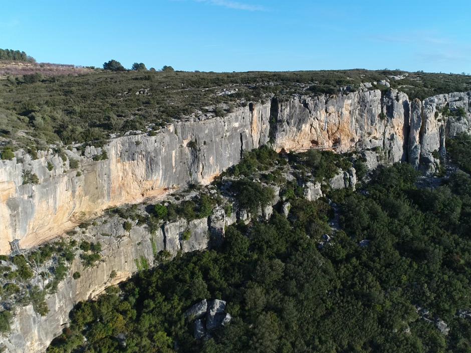 Imagen del terreno donde se iba a implantar la megaplanta solar en Las Cuevas de Vinromá, Castellón