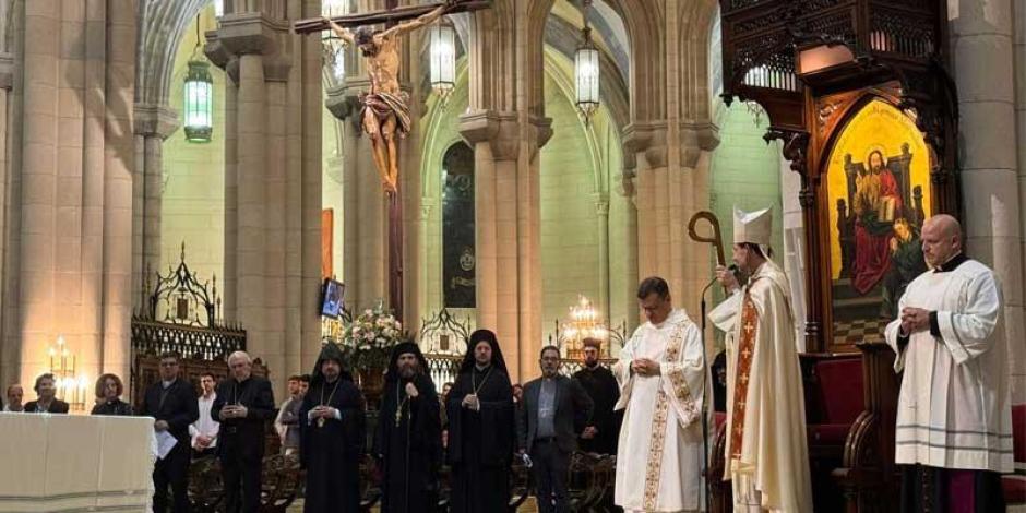 El cardenal Cobo, durante su homilia