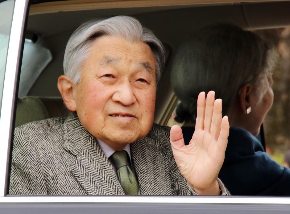 Emperor Akihito in Tokyo on Friday, April 12, 2019.