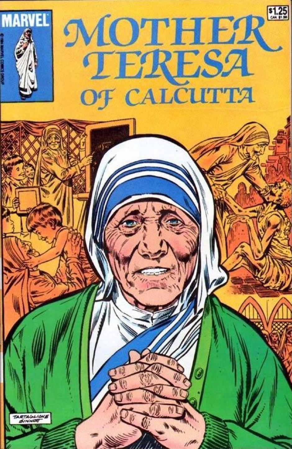 La portada del cómic de Marvel sobre Madre Teresa de 1984