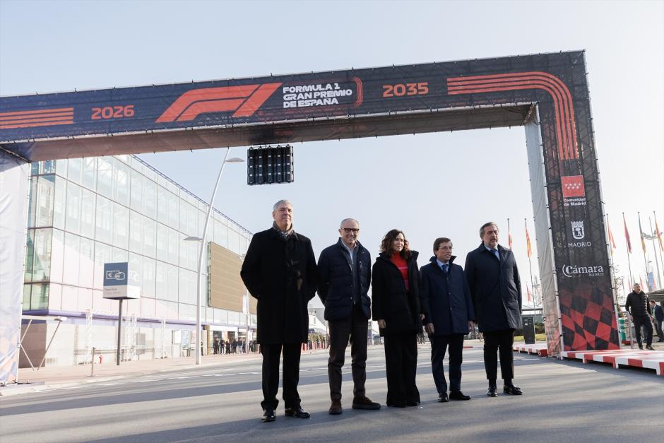 Presentación del Gran Premio de Fórmula 1 en Madrid