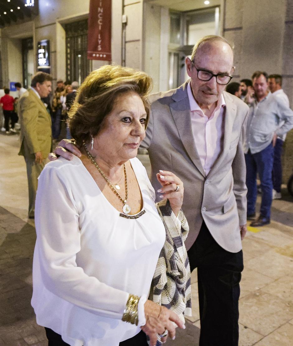 Emilio Ponce and Enriqueta Martinez in Valencia. October 9 2024