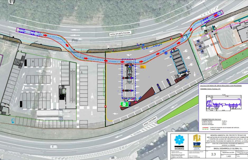 Plano que recoge cómo será la urbanización de la parcela del nuevo proyecto comercial de Sabón