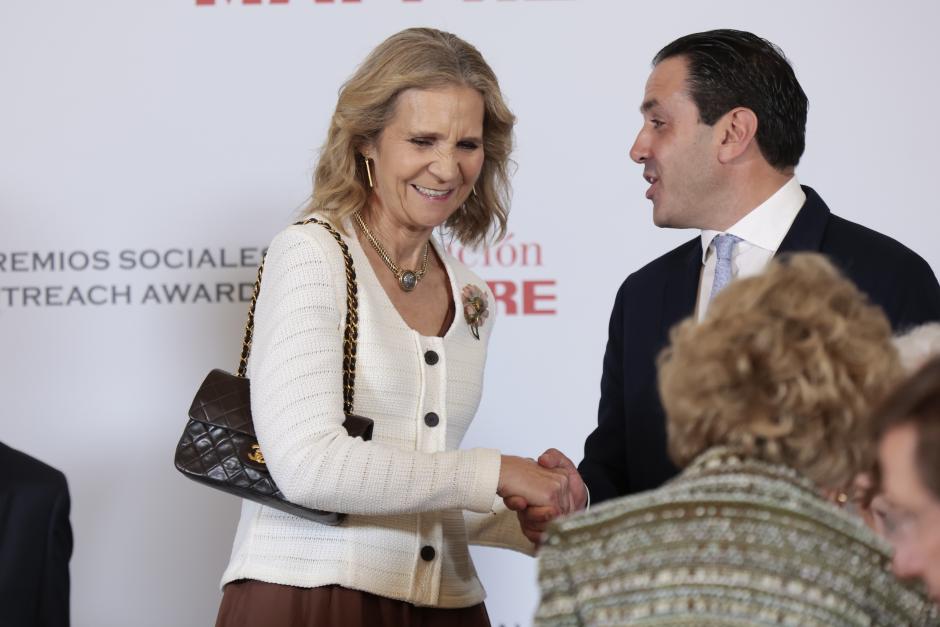 Infanta Elena during Social awards by Mapfre Foundation in Madrid on Tuesday, 8 October 2024.