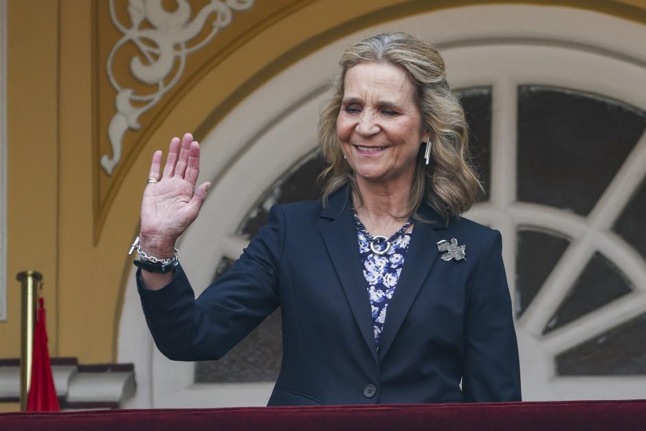 Infanta Elena de Borbón during the " Beneficiencia " bullfight in Madrid. on June 9 2024