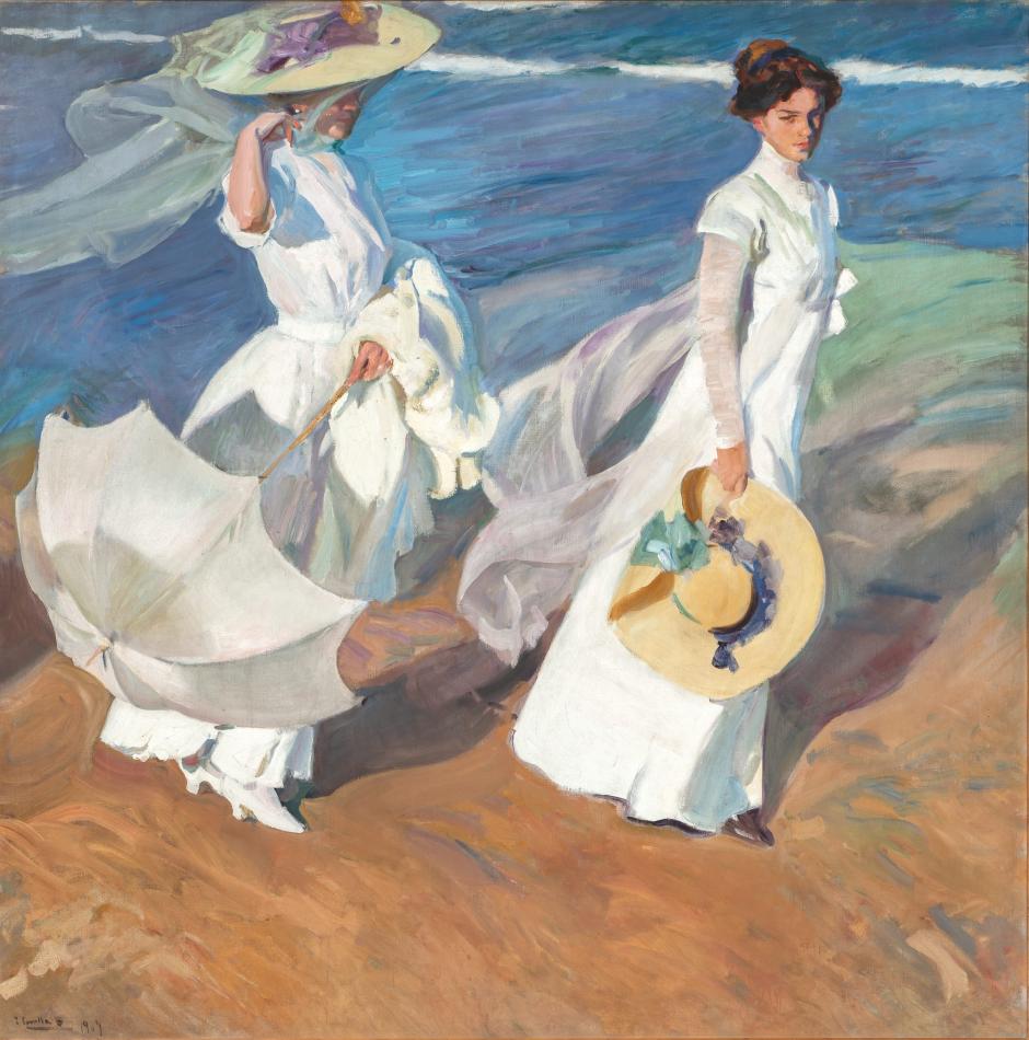 'Paseo a la orilla del mar', de Sorolla