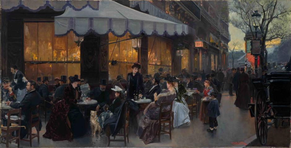 Una de las obras perdidas de Sorolla es 'Boulevard de París'