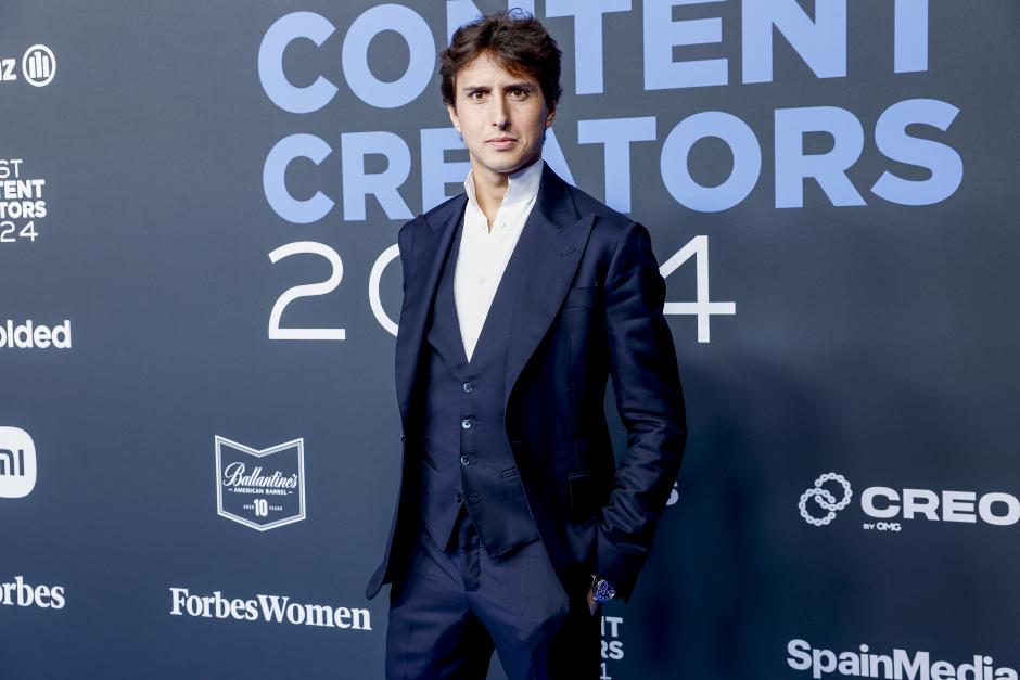 Bullfighter Roca Rey at photocall for Forbes Best Content Creators awards in Madrid on Wednesday, 16 October 2024.