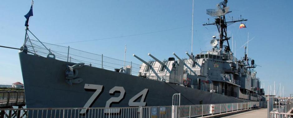 El USS Laffey en el museo Patriots Point