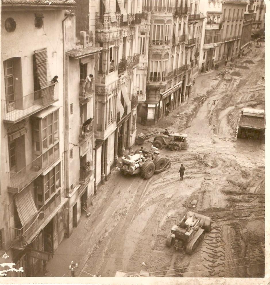 Imagen de la Gran Riada de Valencia en 1957