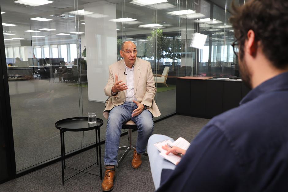 Alejo Vidal-Quadras durante su entrevista en El Debate