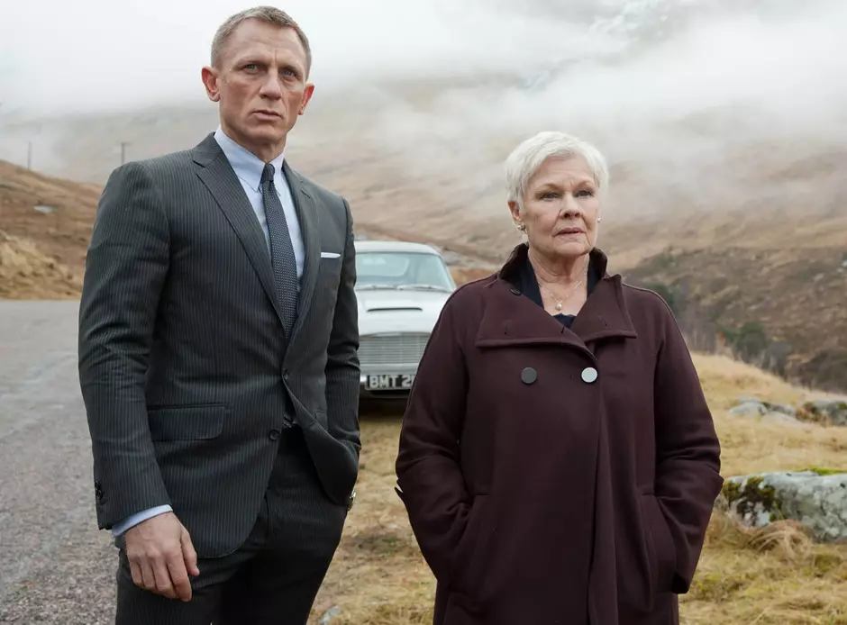 Daniel Craig y Judi Dench, como James Bond y M, en 'Skyfall'