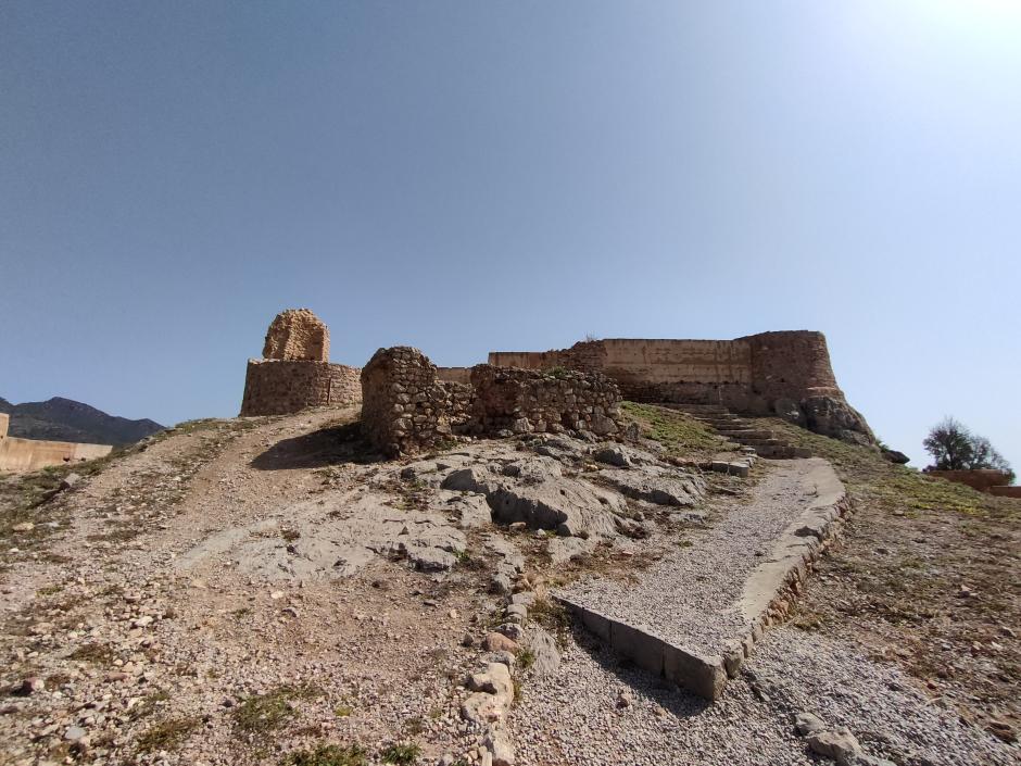 Imagen actual de las ruinas del Castillo de Fadrell en Castellón