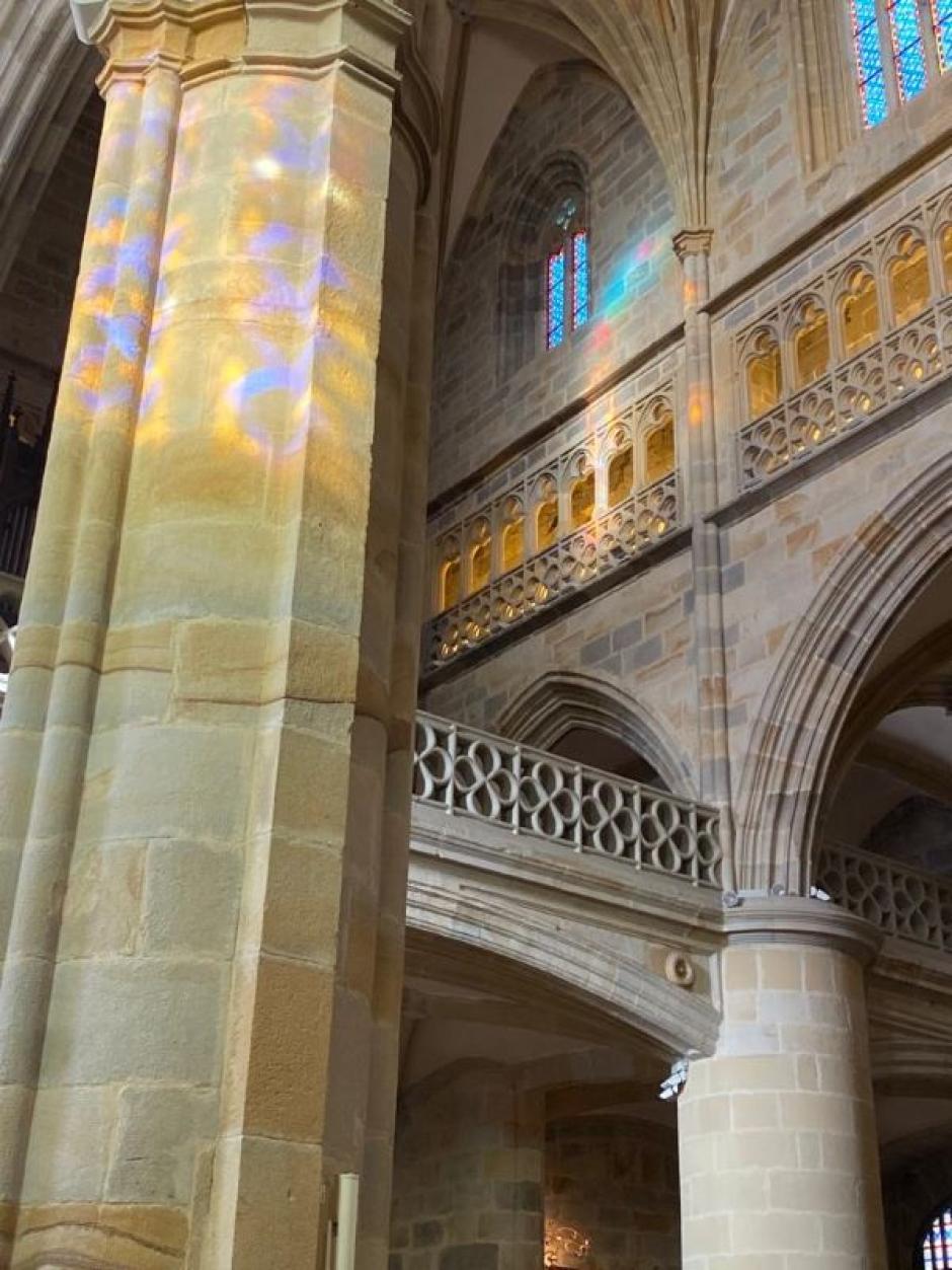 Interior de la iglesia de San Antón, en Bilbao