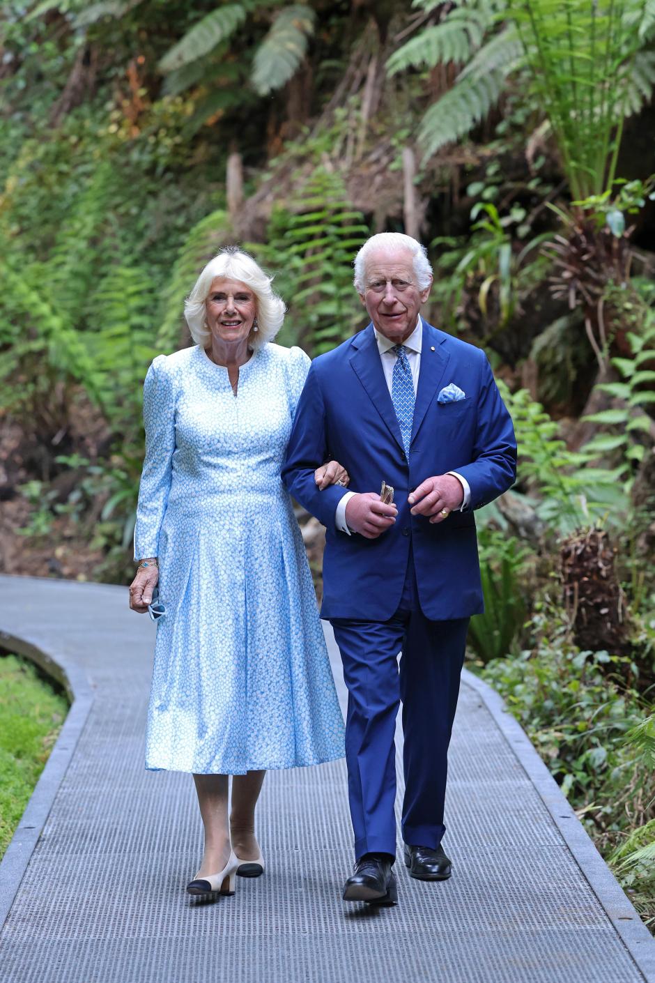 King Charles III and Queen Camilla visit to the Australian National Botanic Gardens, Canberra, Australia - 21 Oct 2024