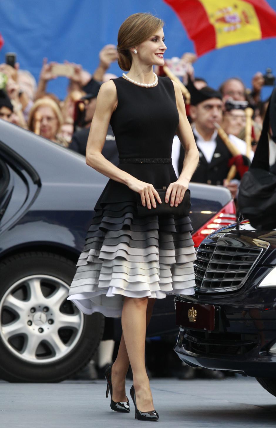 Spanish Queen Letizia Ortiz during the Princess of Asturias Awards 2015 in Oviedo, on Friday 23th October 2015.