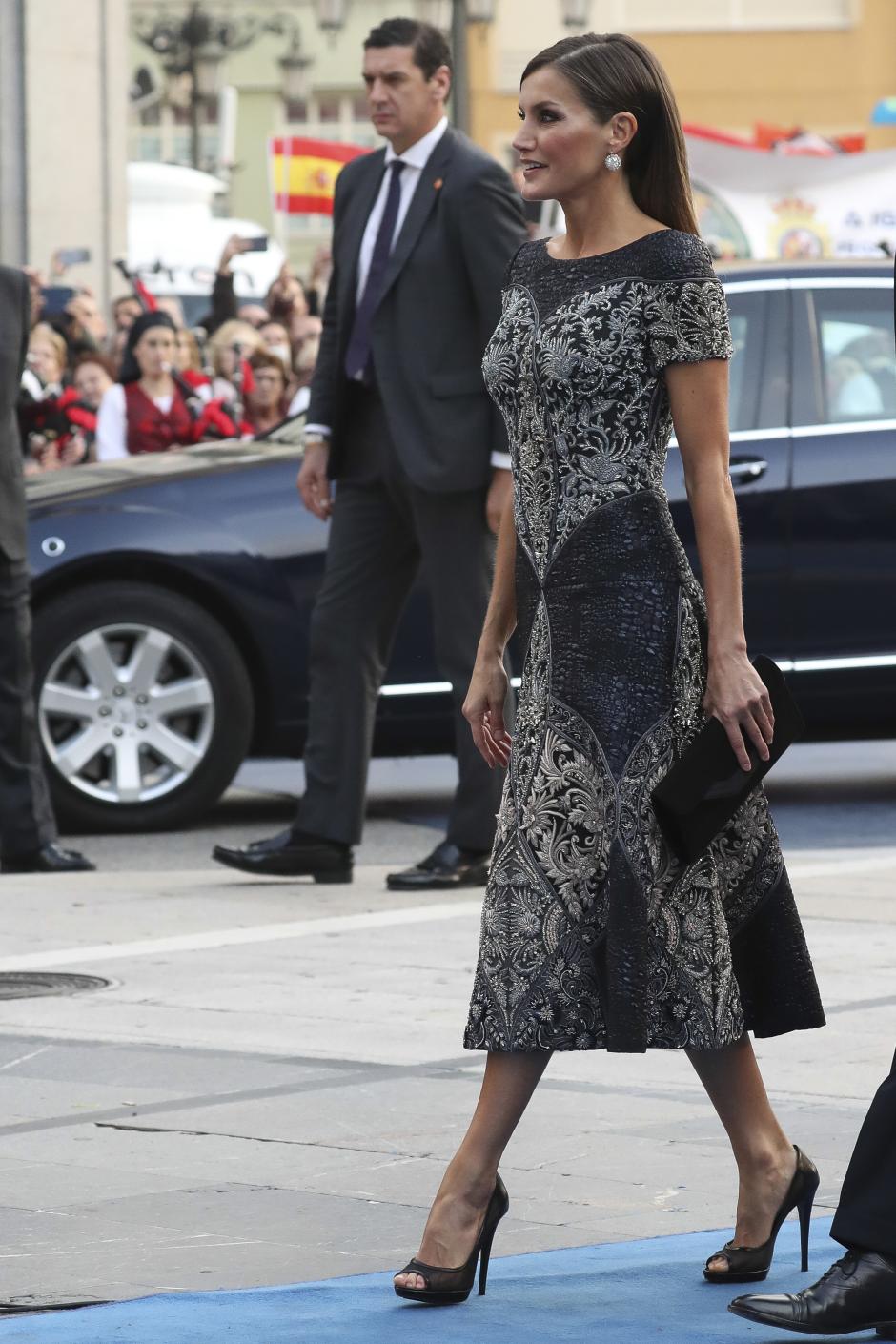 Spanish Queen Letizia during the Princess of Asturias Awards 2018 in Oviedo, on Friday 19 October 2018