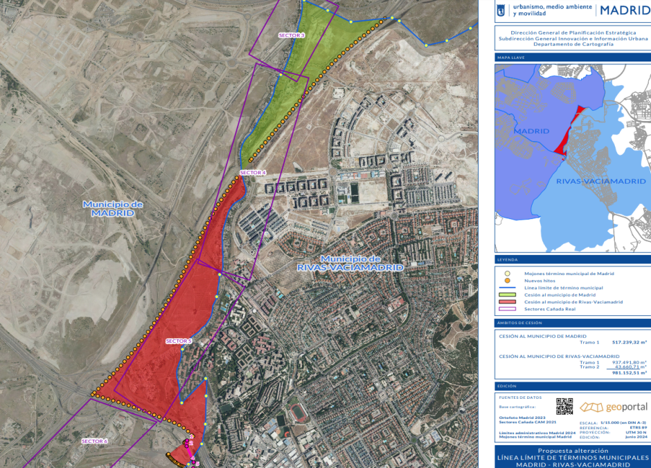 Nueva frontera entre Madrid y Vaciamadrid