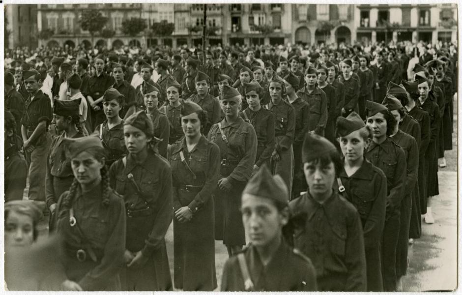 Falangistas en Pamplona