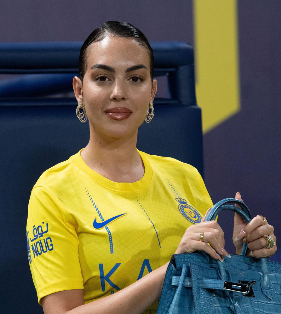 Georgina Rodriguez during AFC Champions League on October 24, 2023 in Riyadh