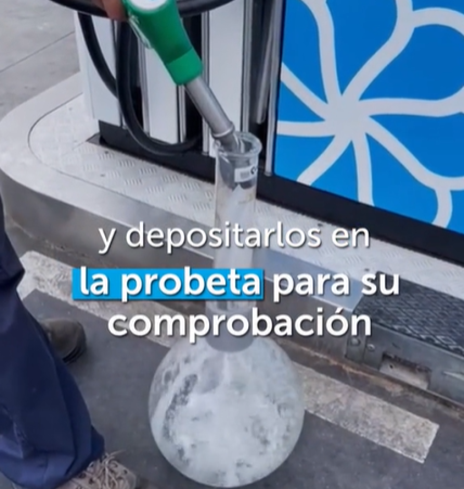 La prueba de la probeta, a disposición de los clientes