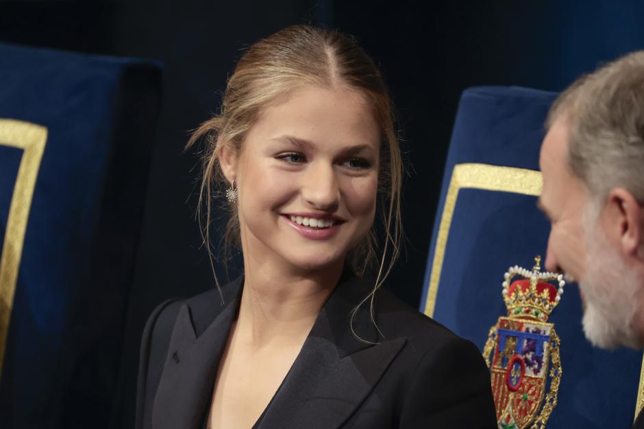 Princess of Asturias Leonor de Borbon during the delivery of the Princess of Asturias Awards 2024 in Oviedo, on Friday 25 October 2024.