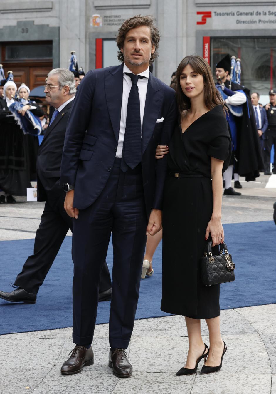 Tennisplayer Feliciano Lopez and Sandra Gago during the Princess of Asturias Awards 2024 in Oviedo, on Friday 25 October 2024.