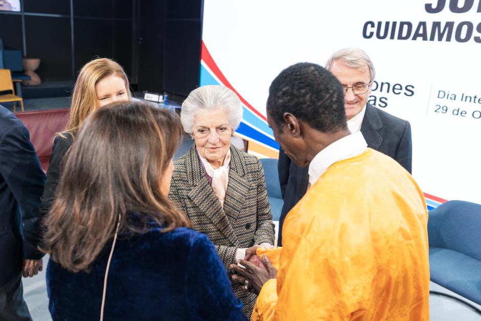 El acto contó con la presencia de S.A.R Doña Teresa de Borbón Dos Sicilias, Presidenta del Comité de Honor de Harambee España