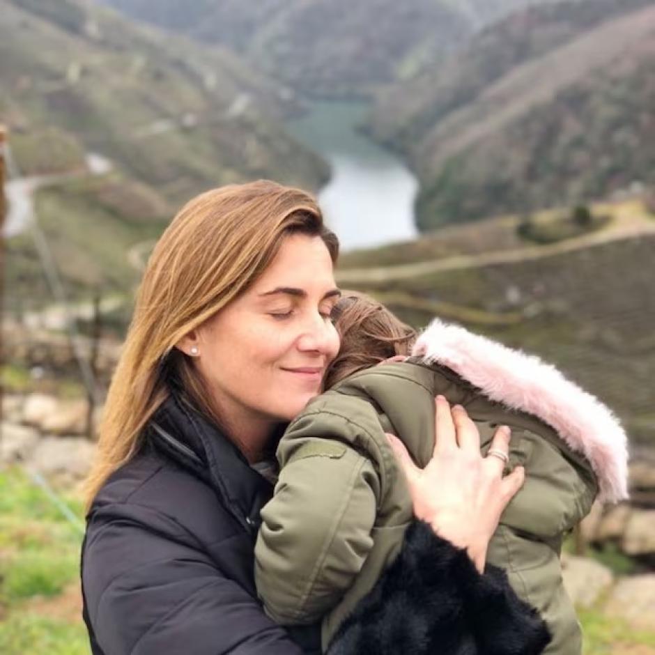 Carlota Corredera, con su hija