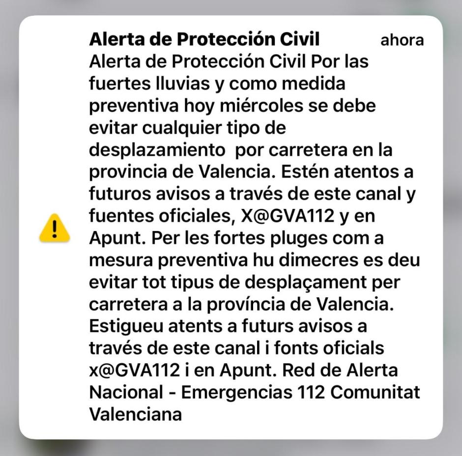 Alerta Protección Civil