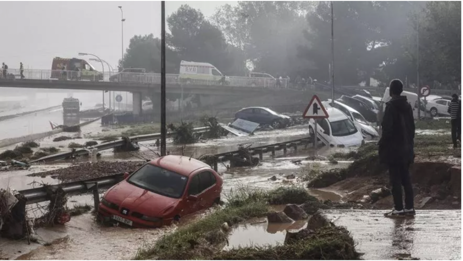 Imagen de Paiporta, Valencia, después de la DANA