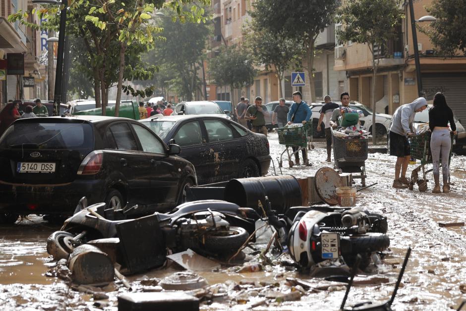 Imágenes de la DANA en el sur de Valencia