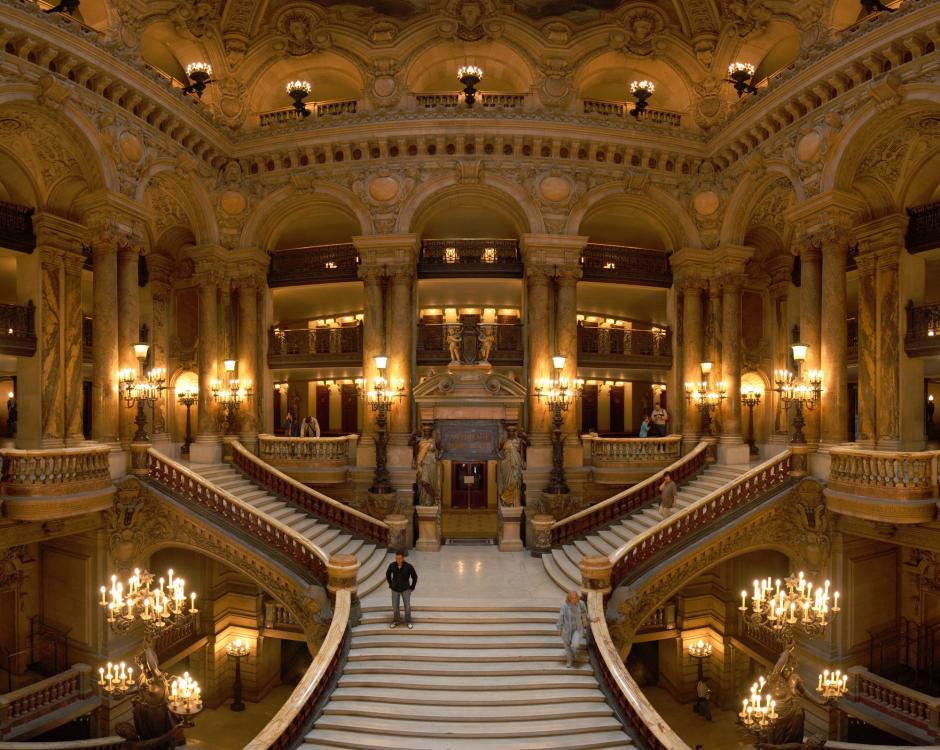 Grand Escalier, Escaleras de la Ópera Granier