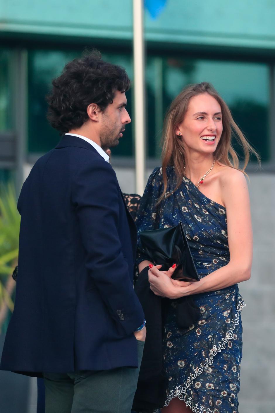 Alonso Aznar and Renata Collado during prewedding of Pedro Bravo and Carlota Perez Pla in Gijon on Friday, 25 June 2021