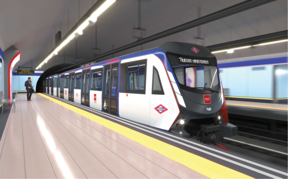 Vistazo del nuevo tren autónomo de Metro de Madrid que circulará por la Línea 6