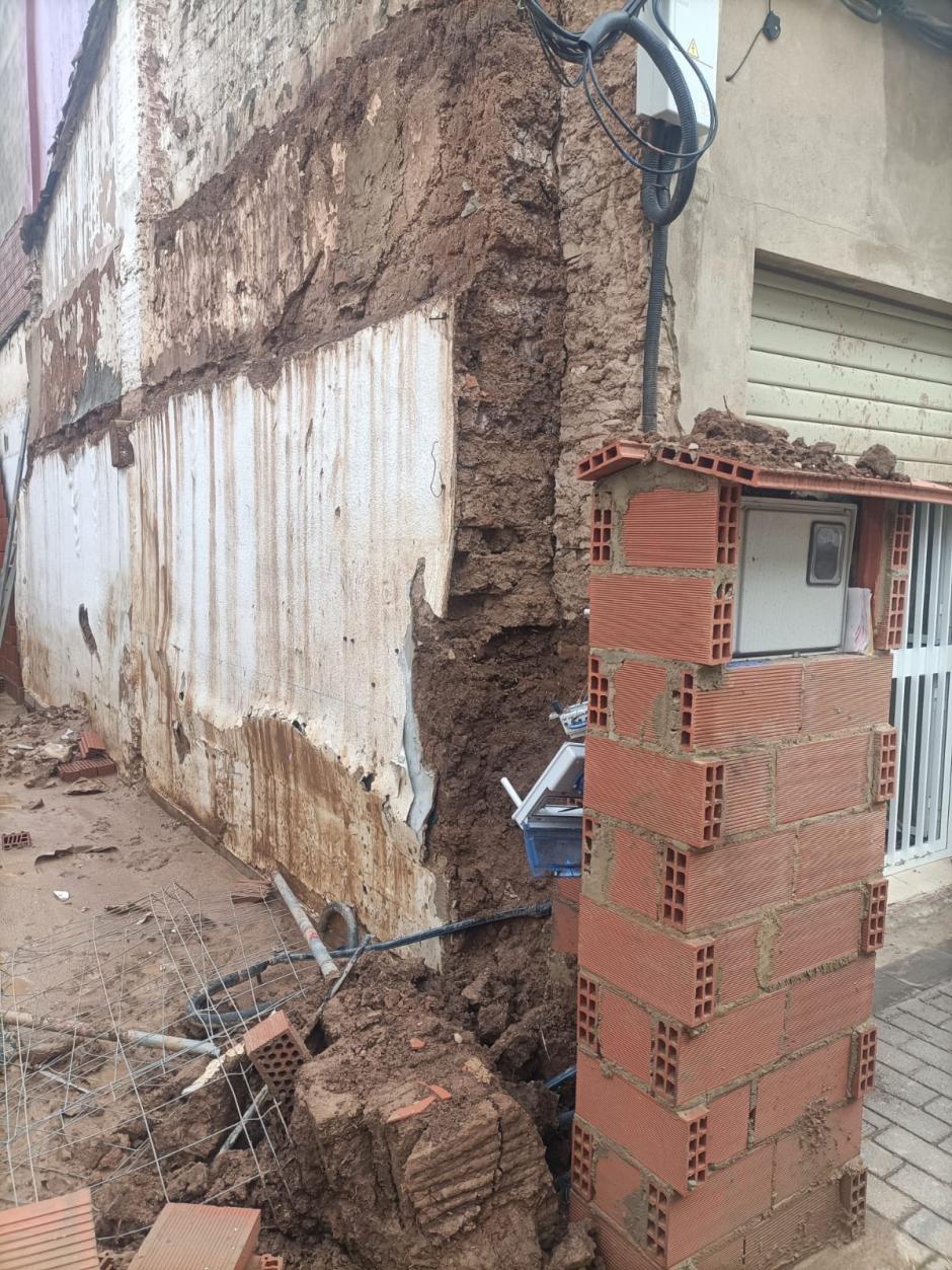 Lloc Nou de la Corona, Valencia, tras las inundaciones por la DANA