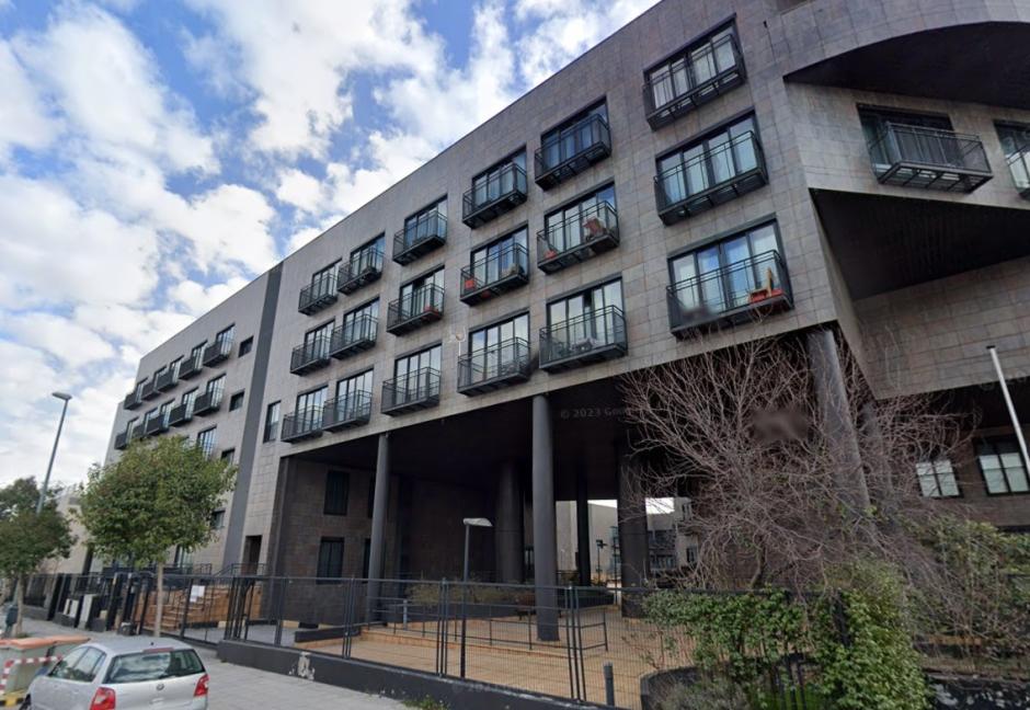 Lugar del suceso en el hotel okupa de San Blas