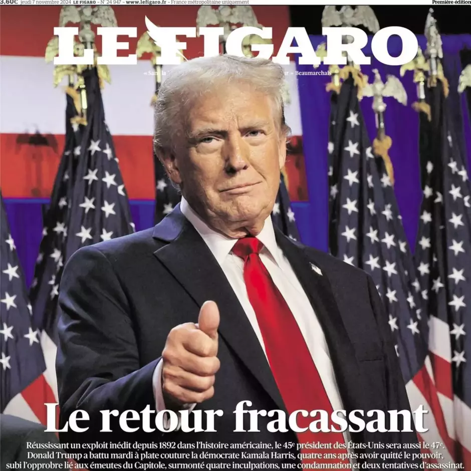 Portada de Le Figaro