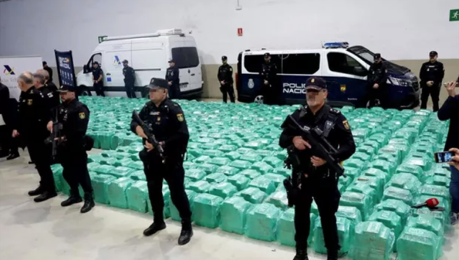 Operación en Algeciras donde se incautaron 13 toneladas de cocaína