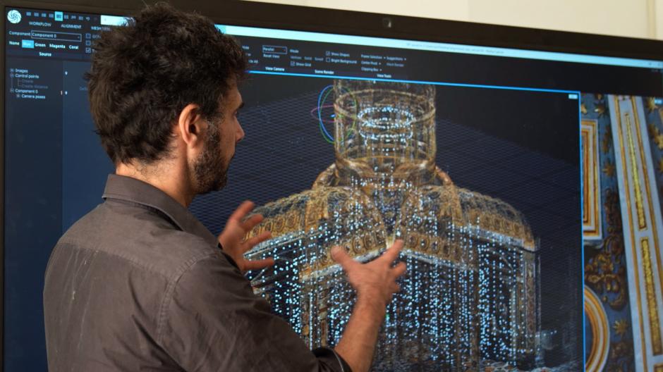 La plataforma Azure procesó el enorme volumen de imágenes que forman un gemelo digital ultrapreciso de la Basílica