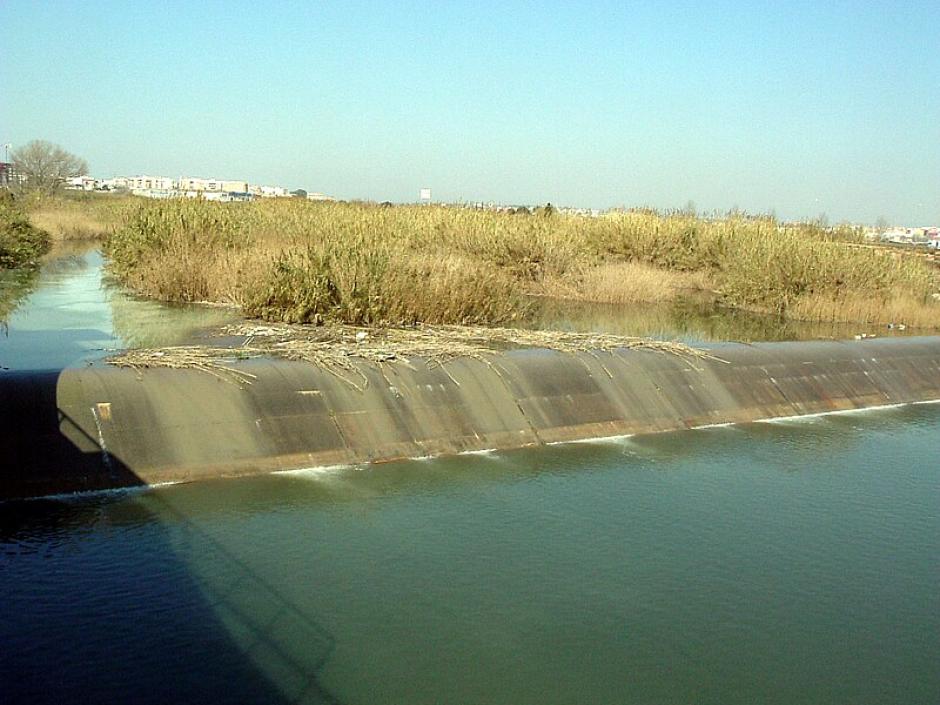 Punto de inicio del nuevo cauce del río Turia