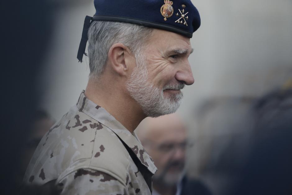 Felipe VI visita la Base Militar Jaume I de Bétera (Valencia)