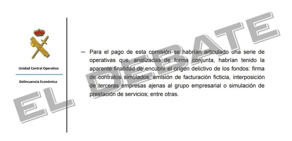 La UCO acredita la existencia de un método automatizado para el cobro de mordidas