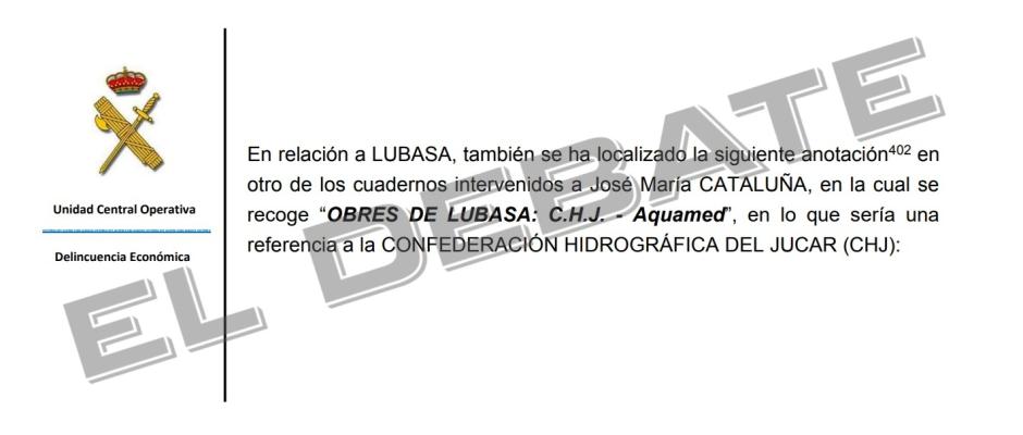 El foco del desvío de comisiones ilegales se encontraba en la Confederación Hidrográfica del Júcar