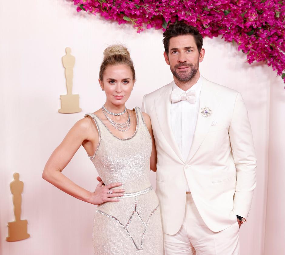 Actors Emily Blunt and John Krasinski during 96th Annual Academy Awards ( Oscars ) , Los Angeles, California, USA - 10 Mar 2024