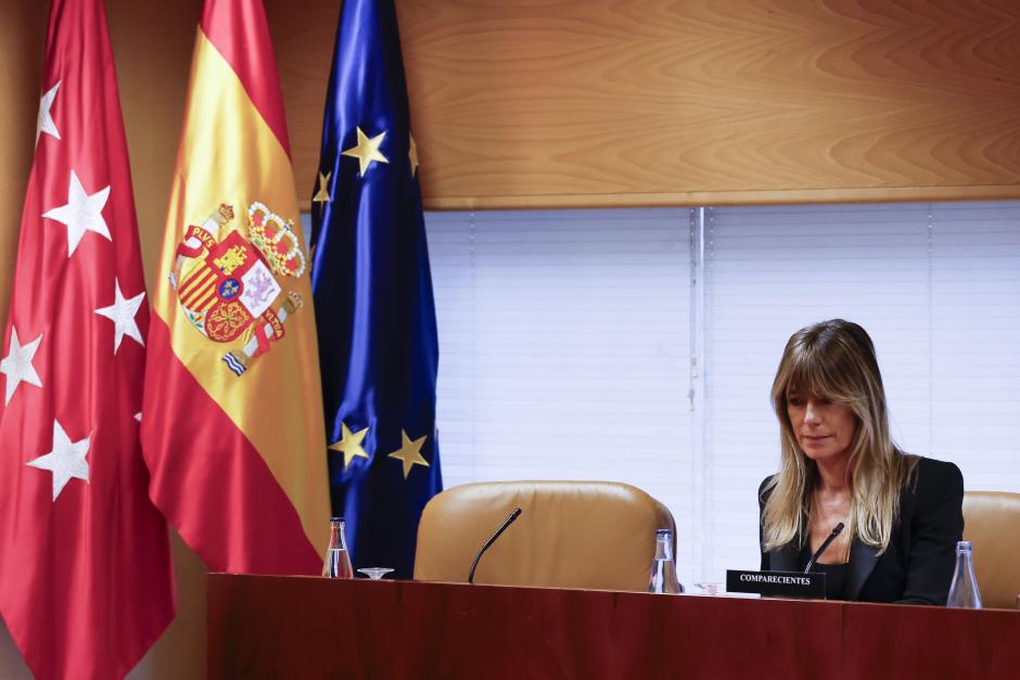 Begoña Gómez, en la Asamblea de Madrid