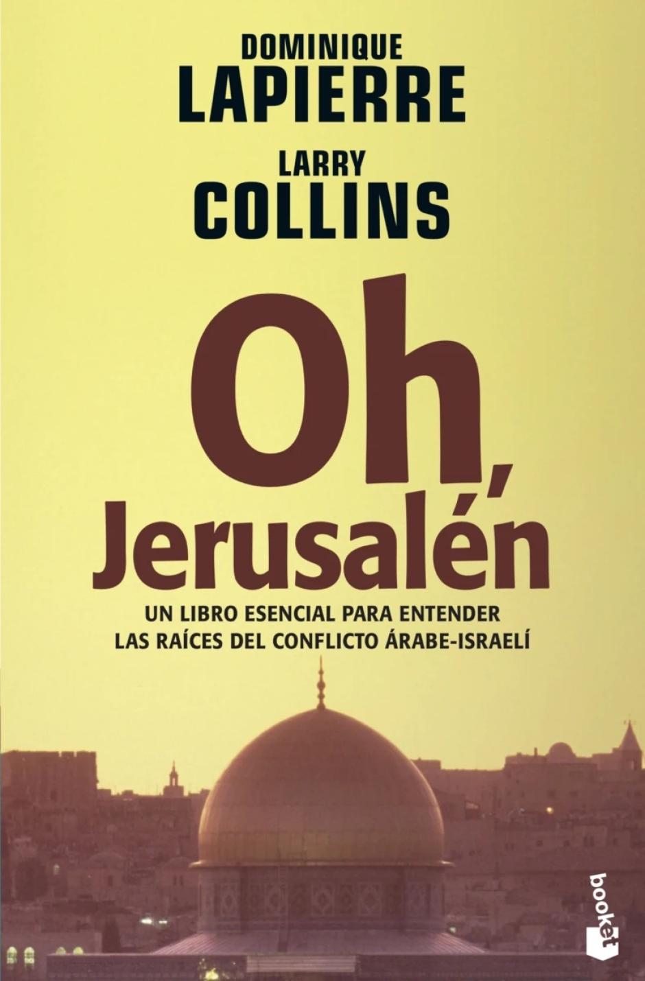 Oh, Jerusalén, de Dominique Lapierre y Larry Collins, es un libro a medio camino entre el ensayo de historia, la crónica periodística y el relato novelado. El libro recoge los sucesos que llevaron a la creación del Estado de Israel, desde los primeros congresos sionistas a finales del siglo XIX hasta la victoria israelí frente a la Legión Árabe jordana en la guerra de 1948. Es precisamente aquel conflicto en el que se centra la obra y, en particular, en la acción de los grupos paramilitares judíos Irgún y Haganá, gérmenes del futuro Ejército Israelí. El libro se centra particularmente en la batalla de Jerusalén, que acaba en manos de los jordanos tras la completa destrucción y demolición de su barrio judío. La Ciudad Santa acaba así dividida entre su lado oriental árabe y su lado occidental israelí. El Muro de las Lamentaciones, o Muro Occidental, quedará en el lado jordano y cerrado para el rezo judío, lo que hará completamente actual el lamento del Salmo 137, “si de ti me olvidara, ¡oh, Jerusalén!,…”, que se convertirá en todo un lema de los israelíes con la mirada puesta en la que, tras la Guerra de los Seis Días décadas después, se convertirá en su capital.