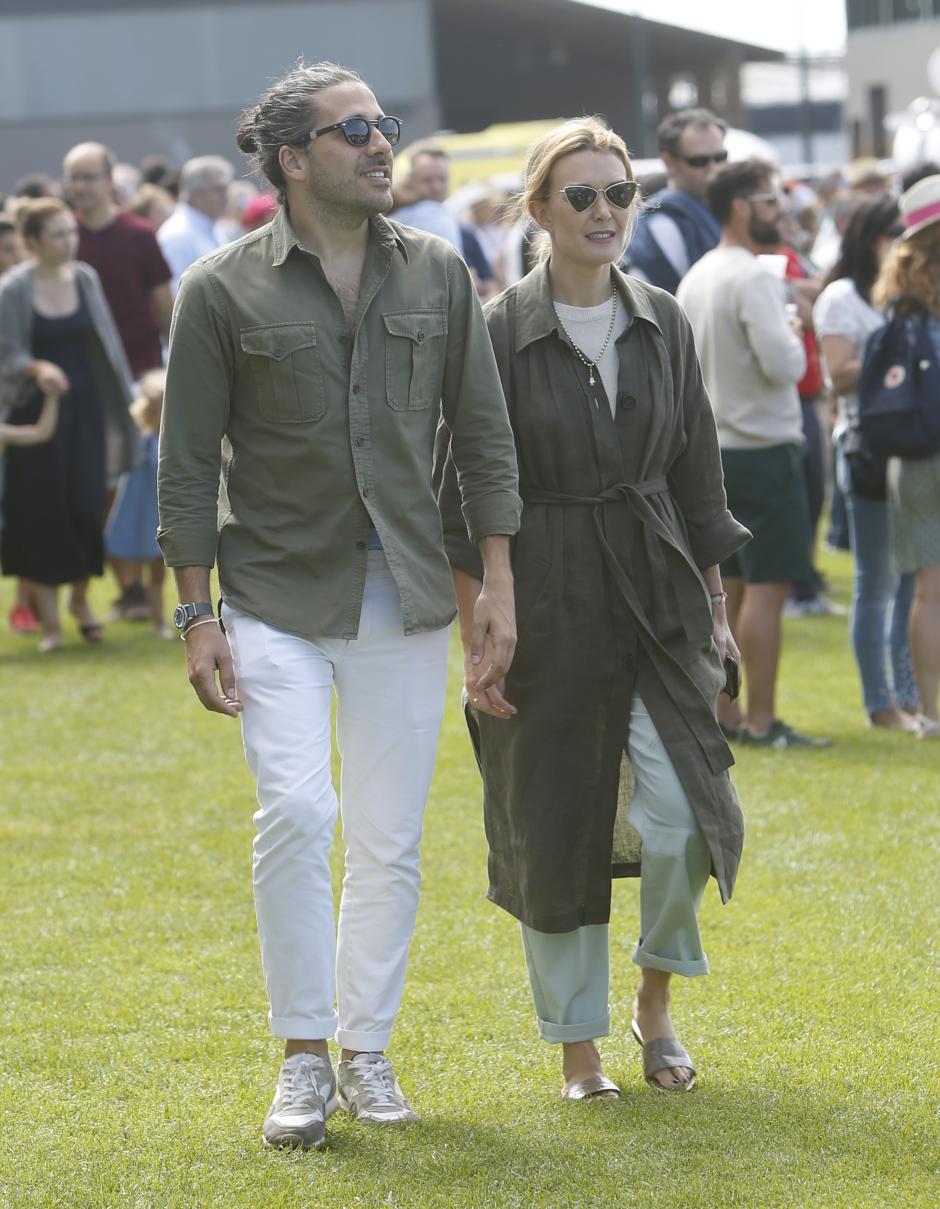 Marta Ortega and Carlos Torreta during CSI 4 Casas Novas in Arteixo, La Coruña on July 20,2019