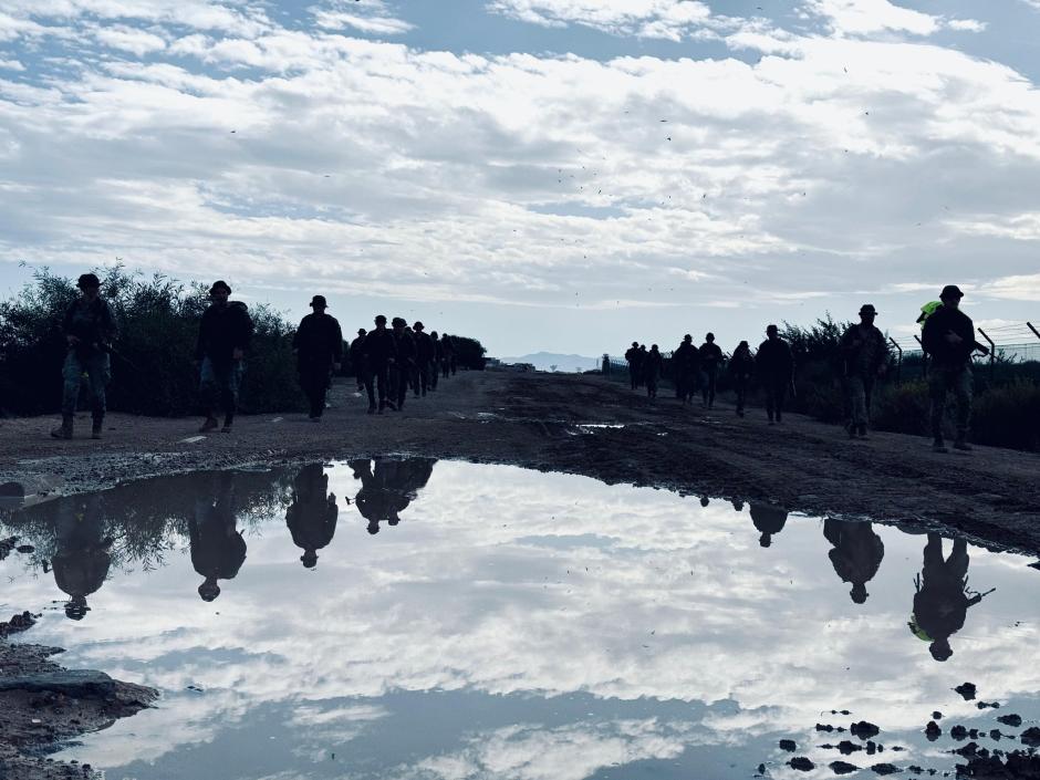 Marcha de endurecimiento legionario en Melilla