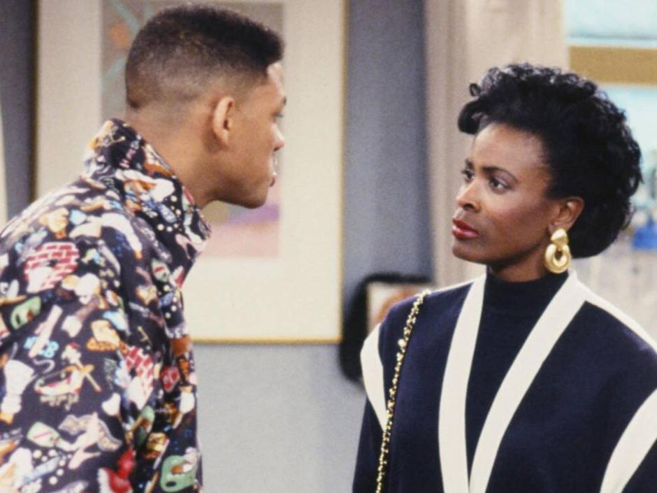 Will Smith y Janet Hubert en 'El Príncipe de Bel Air'